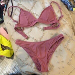 Pink micro swim suit 🩷